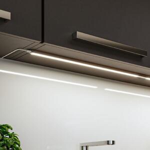 Paulmann podsvetilna lampa Inline 2-delni start set krom 35 cm 830, zatemnjen, Kovinska, Kuhinja, Aluminij