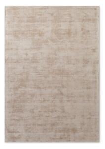 Bež ročno tkana viskozna preproga 80x150 cm Noemi – Vikosa