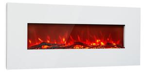 Klarstein Lausanne Long, Električni kamin, 1600W, 2 nastavitvi temperature, 128 cm