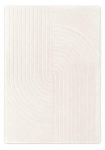 Kremno bela ročno tkana volnena preproga 160x230 cm Arcura – Vikosa