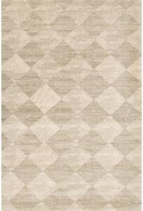 Bež volnena preproga 200x300 cm Agnus Checkered – Agnella