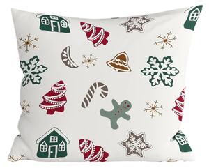 Poliprelazna prevleka za vzglavnik HOLLY POLY 45x45 cm, bela