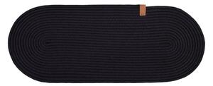 Črni komplet preprog za stopnice 16 ks 25x65 cm Milo – Vitaus