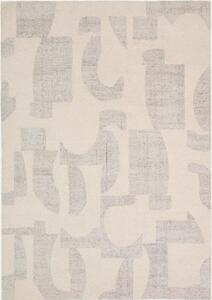 Siva/bež ročno tkana volnena preproga 200x300 cm Norela – Kave Home