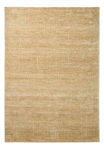 Gorčično rumena ročno tkana preproga 160x230 cm Eloda – Kave Home