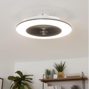 Brilagi - LED Zatemnitvena svetilka z ventilatorjem AURA LED/38W/230V črna + Daljinski upravljalnik