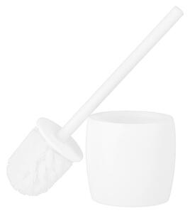 Venus Flakoni Garnitura z WC ščetko (Polirezin, Bela)