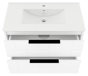Srednje visoka omarica z umivalnikom Celeste (Š x G x V: 80 cm x 45 cm x 51 mm)