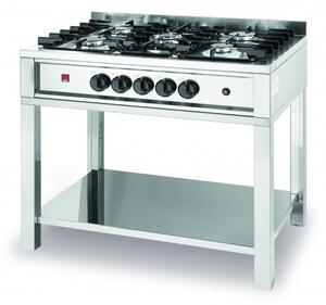 Plinski Štedilnik s 5 Gorilniki 14,3kW (900x640x910mm)