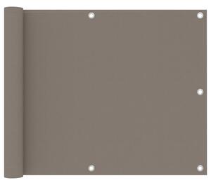 VidaXL Balkonsko platno taupe 75x400 cm oksford blago