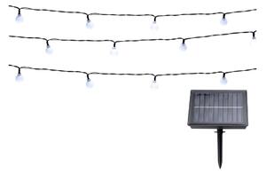 Grundig - LED Solarna veriga 100xLED/8 funkcij 16,85m topla bela