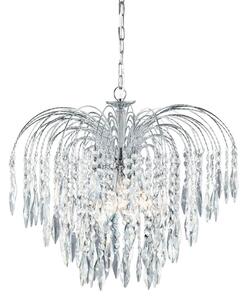 KRISTALNA VISEČA SVETILKA Waterfall 53/98 cm E14