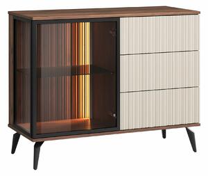 Komoda Salcira 100, Kašmir, Oreh, 80x103x39cm