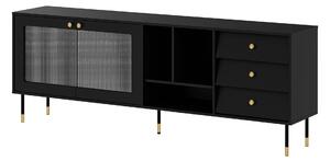 Komoda Feletri 104, Črna, 75x200x39cm