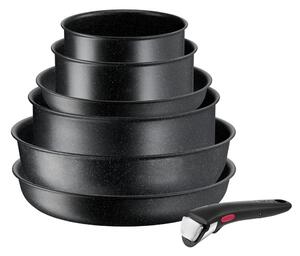 Aluminijast komplet loncev 7 ks INGENIO Black stone L3998702 – Tefal