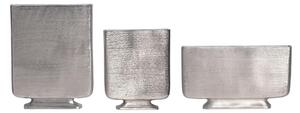 Livetastic Set Dekorativnih Vaz Silver, 3 Kos