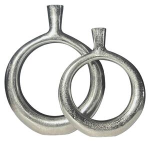 Livetastic Set Dekorativnih Vaz Silver, 2 Kos