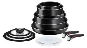 Aluminijast komplet loncev 13 ks INGENIO EASY COOK & CLEAN BLACK L1549023 – Tefal