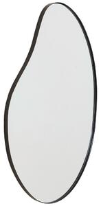 STENSKO OGLEDALO, 52/87/2.5 cm kovina, steklo, leseni material