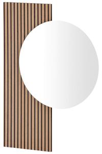 STENSKO OGLEDALO, 79,5/10,9/3 cm steklo, leseni material
