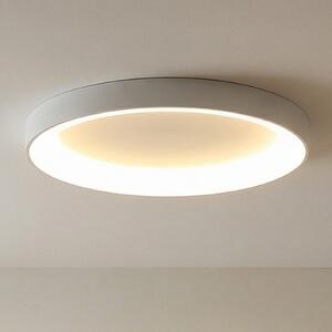 Mantra Iluminación Stropna svetilka LED Niseko II, CCT, daljinski upravljalnik, Ø 50 cm, bela, zatemnjen, Bela, Dnevna soba / jedilnica, Aluminij, Sodobni