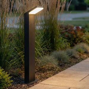 Arcchio LED svetilo za pot Yolena, 100 cm, antracit, aluminij, Črna, Kovina, Sodobni