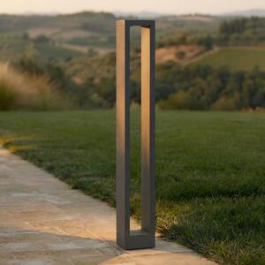 Lucande Jupp LED projektorska svetilka, 90 cm, antracit, kovina, IP54, Črna, Aluminij, Sodobni