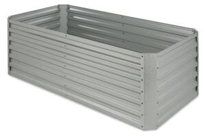 Blumfeldt High Grow Straight, visoka greda, 180 x 60 x 90 cm, 970 l, jeklo, pocinkano, srebrna barva