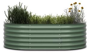 Blumfeldt Dvignjena gredica High Grow Extended, 150 x 43 x 60 cm, iz valovite jeklene pločevine, enostavna za montažo, odporna proti rji in mrazu