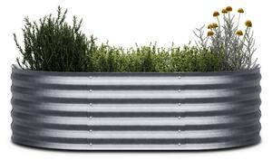 Blumfeldt Dvignjena gredica High Grow Extended, 150x43x60 cm, iz valovite jeklene pločevine, enostavna za montažo, odporna proti rji in mrazu
