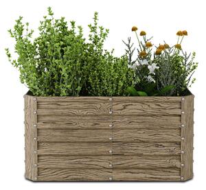 Blumfeldt High Grow Straight dvignjena gredica, 432 L, Ergonomska, Odporna na vremenske vplive, Odprto dno