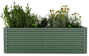 Blumfeldt High Grow Straight dvignjena gredica, 1200 L, Ergonomska, Odporna na vremenske vplive, Odprto dno
