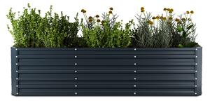 Blumfeldt High Grow Straight dvignjena gredica, 1440 L, Ergonomska, Odporna na vremenske vplive, Odprto dno