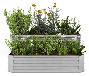 Blumfeldt Visoka greda High Grow, 2 ravni, odporna na vremenske vplive, odporna na korozijo, robustna, 405 L