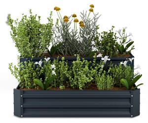 Blumfeldt Visoka greda High Grow, 2 ravni, odporna na vremenske vplive, odporna na korozijo, robustna, 405 L