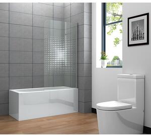 Corniche Paravan za kad Cube (Š x V: 80 x 140 cm, 1 kos, Prozoren)