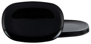 Creatable Set Krožnikov Za Hamburgerje Italien Party Black, 6-Delni