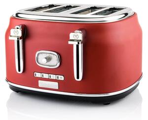 Westinghouse Retro Red 4 Slice