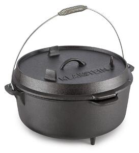 Klarstein Hotrod 145, Črn, Lit Lonec, Barbecue Lonec, 12 Qt/11,4 Litra, Lito Železo