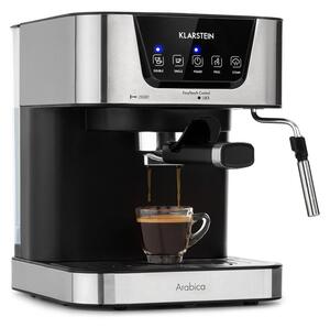 Klarstein Arabica, aparat za kavo espresso, 1050 W, 15 barov, 1,5 l, nadzorna plošča na dotik, nerjaveče jeklo