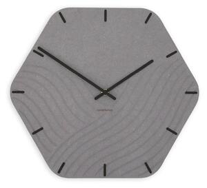 Stenska ura Luxhora Unda Light Grey 11 barv kazalcev