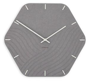Stenska ura Luxhora Unda Light Grey 11 barv kazalcev