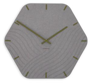 Stenska ura Luxhora Unda Light Grey 11 barv kazalcev