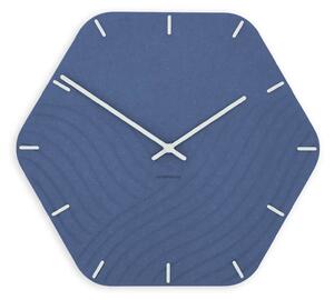 Stenska ura Luxhora Unda Dark Blue 11 barv kazalcev