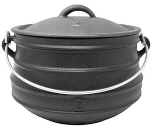 Klarstein Beefalo, litoželezni lonec, potjie, velikost M, litoželezni, okrogel, pokrovka, 6 l