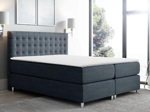 Boxspring postelja Baltimore 117, 160x200, Blago, Posteljno dno, 160x215x120cm, Vzmetnica