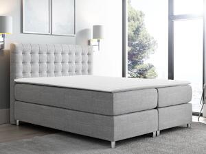 Boxspring postelja Baltimore 117, 180x200, Blago, Posteljno dno, 180x215x120cm, Vzmetnica