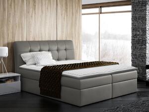 Boxspring postelja Baltimore 110, 180x200, Eko usnje, Posteljno dno, 180x217x123cm, Vzmetnica