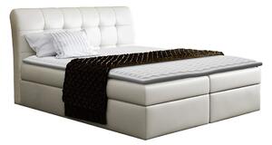 Boxspring postelja Baltimore 110, 140x200, Eko usnje, Posteljno dno, 140x217x123cm, Vzmetnica