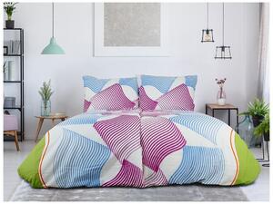 Bombažna posteljnina UNILO modro-vijolična Dimenzije posteljnine: 70 x 90 cm | 140 x 200 cm